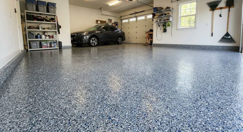 Epoxy Garage Flooring Installation in Frederick, MD