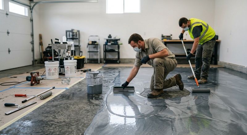 Floor Epoxy Service in Greensboro, NC