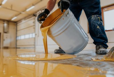 Garage Floor Epoxy Installation in Columbia, SC
