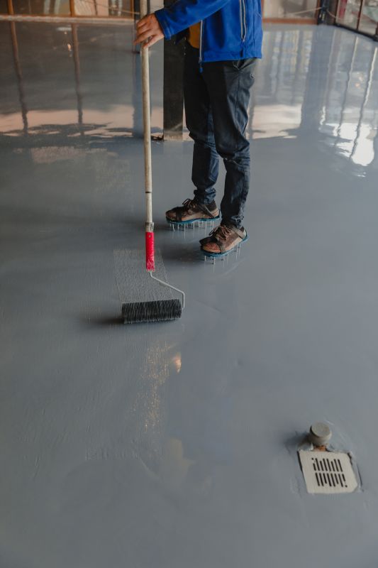 Garage Floor Epoxy Installation in Greensboro, NC