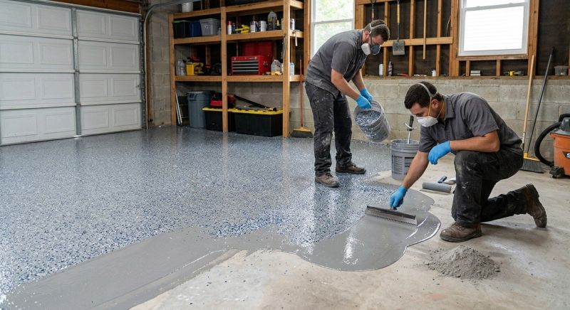 Garage Floor Renovation in Fairfax, VA