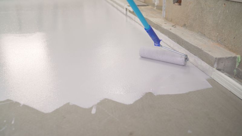 Speckled Garage Floor Painting in Greenville, SC
